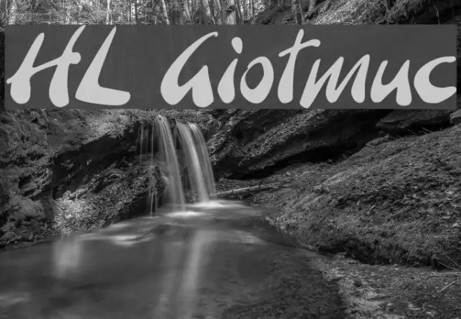 HL Giotmuc Font examples