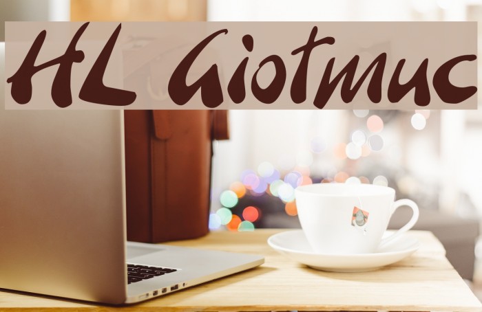 HL Giotmuc Font examples
