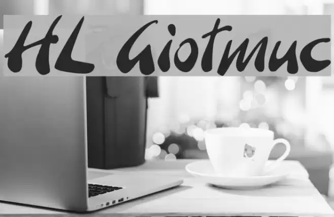 HL Giotmuc Font examples