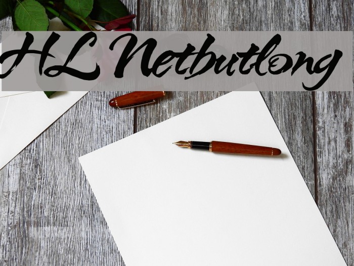 HL Netbutlong Font examples