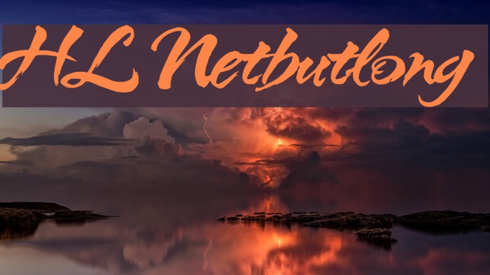 HL Netbutlong Font examples