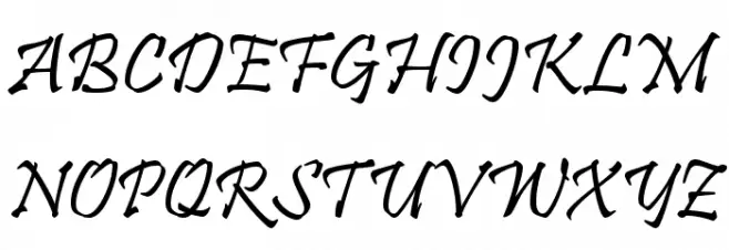 HL Nhenhang Schriftart Groß