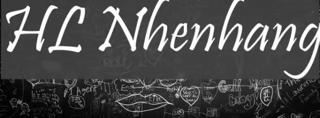 HL Nhenhang Font examples