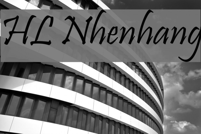 HL Nhenhang Font examples
