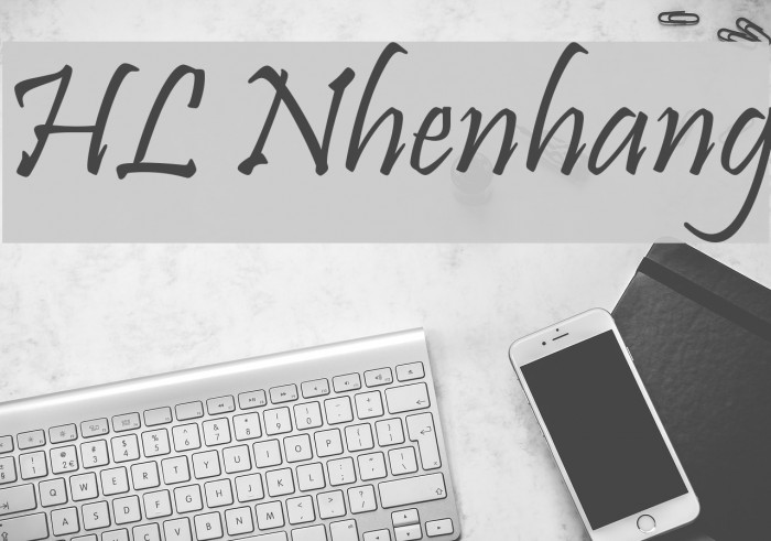 HL Nhenhang Font examples