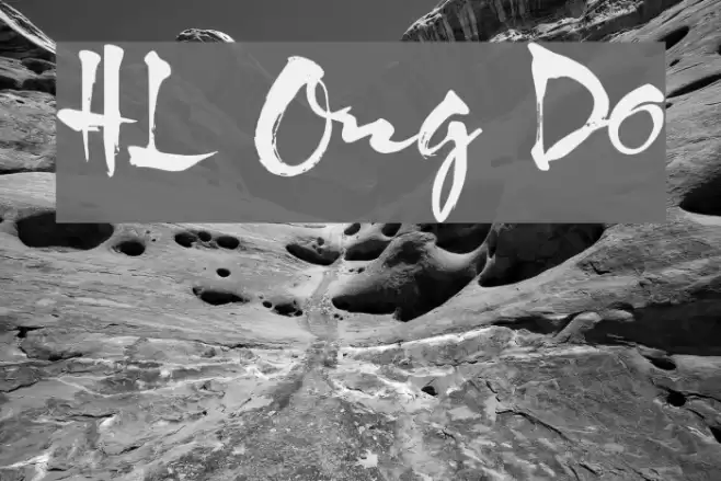 HL Ong Do Font examples