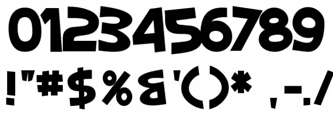 HL Slapstick Comic Font OTHER CHARS