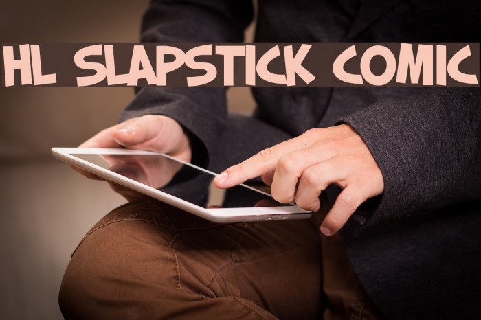 HL Slapstick Comic Font examples
