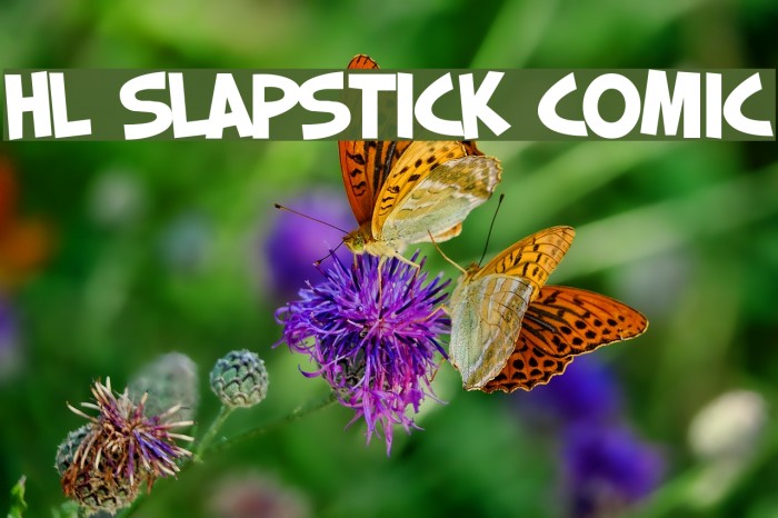 HL Slapstick Comic Font examples