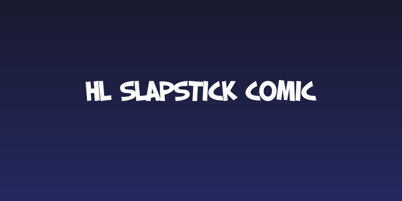 HL Slapstick Comic Social Header