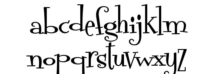HL Thanhcao Schriftart Kleinbuchstaben
