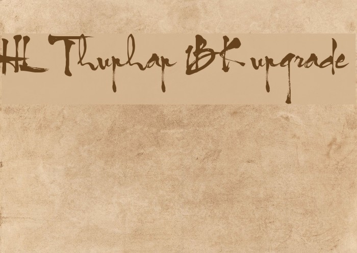 HL Thuphap 1BK upgrade Font examples