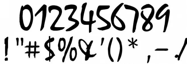 HL Thuphap 2BK Font OTHER CHARS