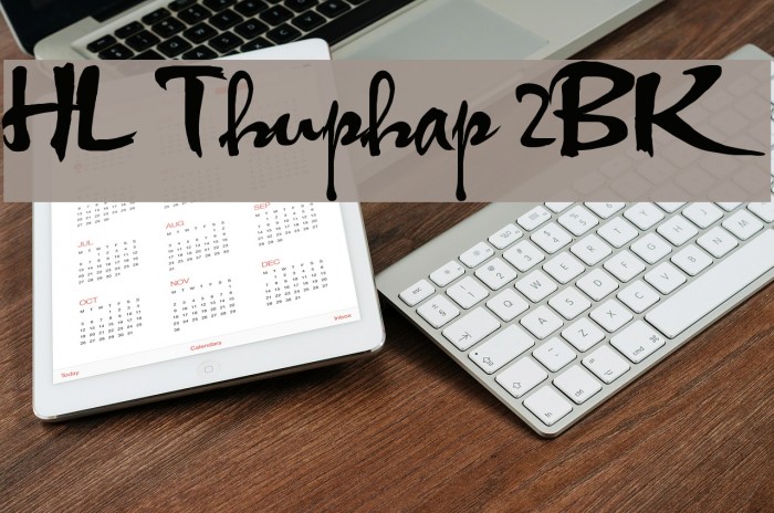 HL Thuphap 2BK Font examples