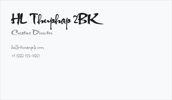 HL Thuphap 2BK Business Card