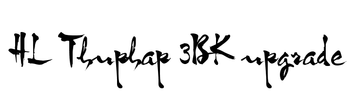 HL Thuphap 3BK upgrade  नि: शुल्क फ़ॉन्ट्स डाउनलोड