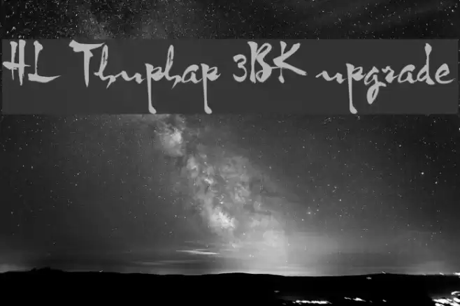 HL Thuphap 3BK upgrade Font examples