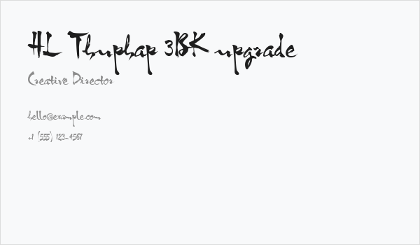 HL Thuphap 3BK upgrade Business Card