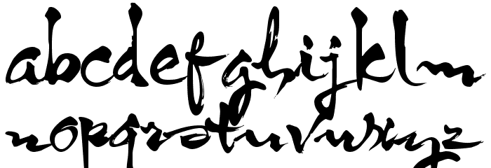 HL Thuphap 3BK upgrade Font LOWERCASE