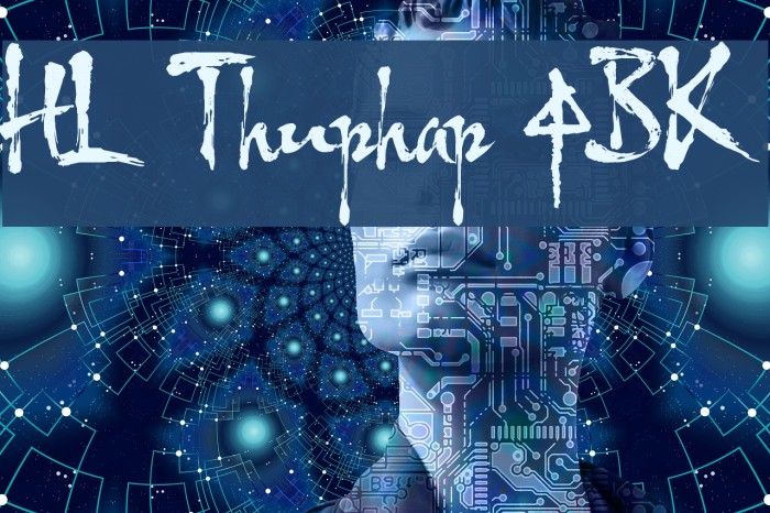 HL Thuphap 4BK Font examples