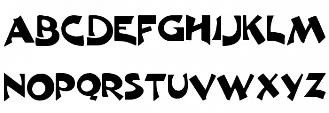HL Vungchac Schriftart Groß