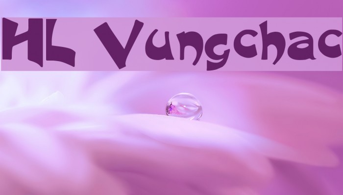 HL Vungchac Font examples