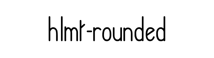 hlmt-rounded  font caratteri gratis