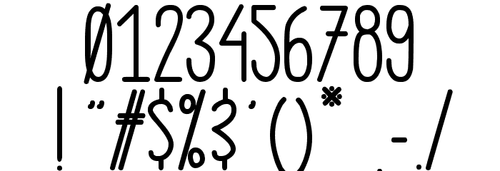 hlmt-rounded Font OTHER CHARS