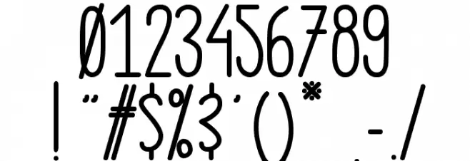 hlmt-rounded Font OTHER CHARS