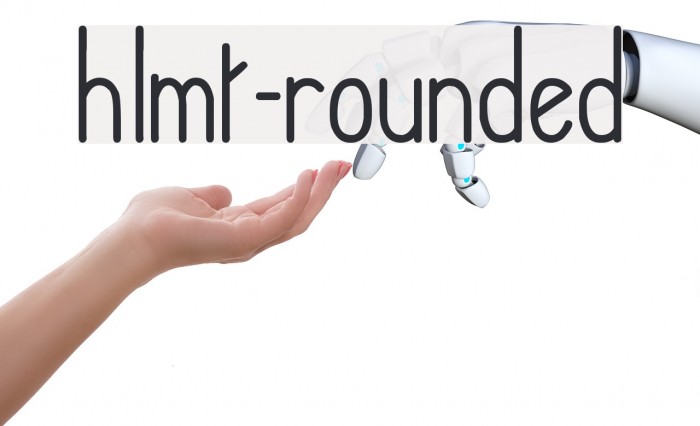 hlmt-rounded Font examples
