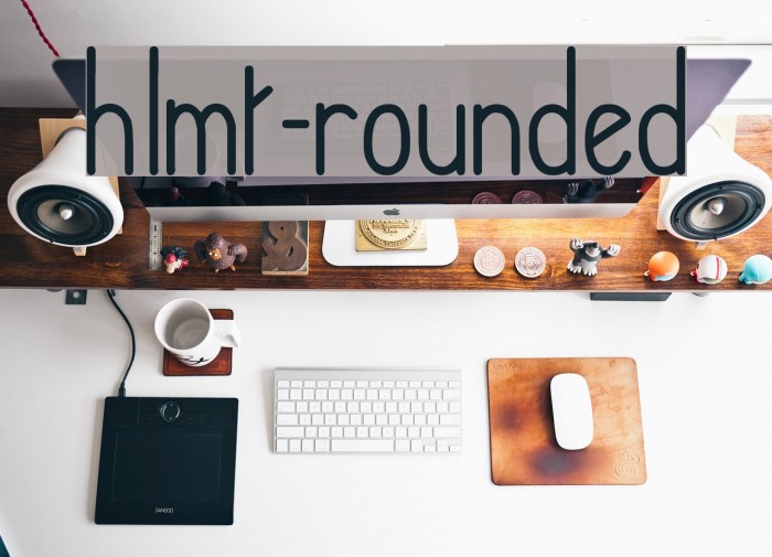 hlmt-rounded Font examples