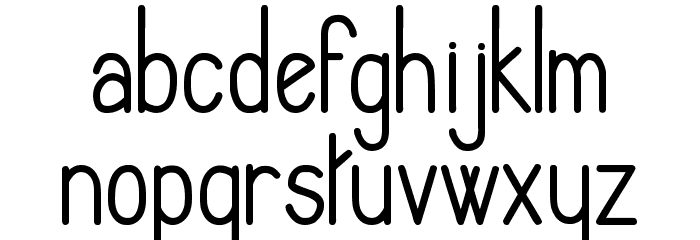 hlmt-rounded Font LOWERCASE