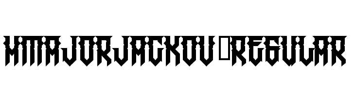 HMajorJackov-Regular  免费字体下载