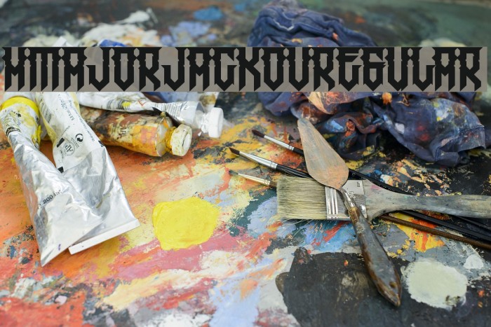 HMajorJackov-Regular Font examples