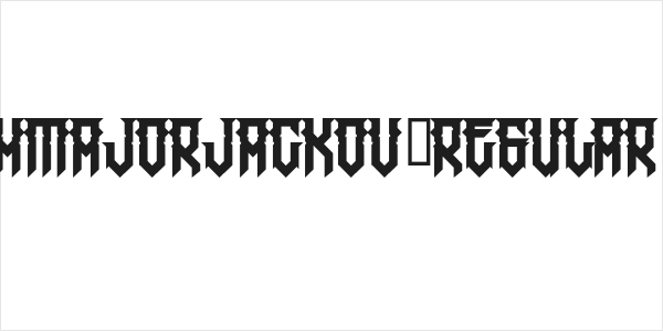 HMajorJackov-Regular Logo