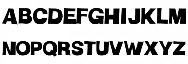 HMan Schriftart Groß