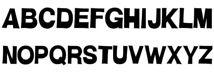 HMan Font LOWERCASE