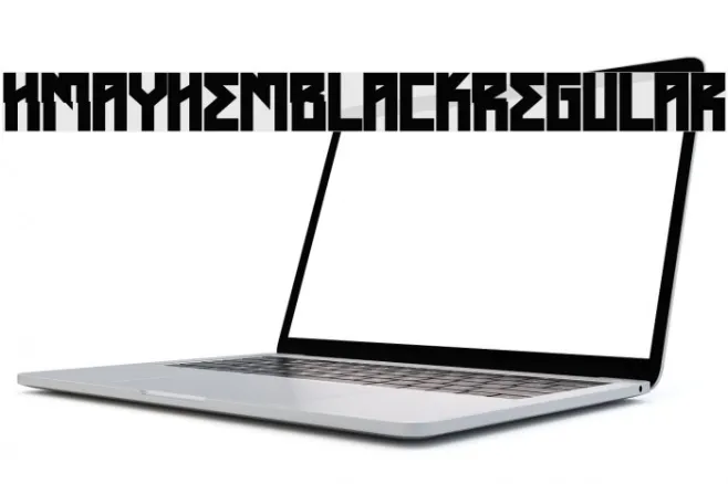 HMayhemBlack-Regular Example 3