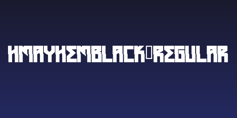 HMayhemBlack-Regular Social Header
