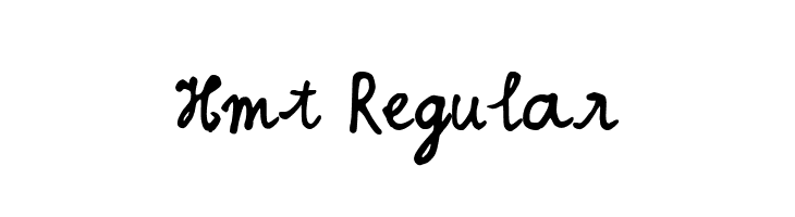 Hmt Regular Font