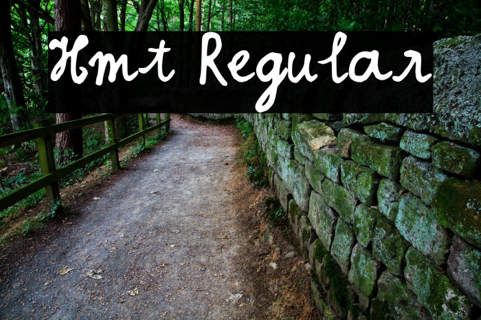 Hmt Regular Font examples