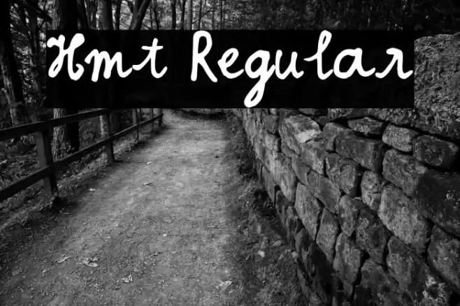 Hmt Regular Font examples