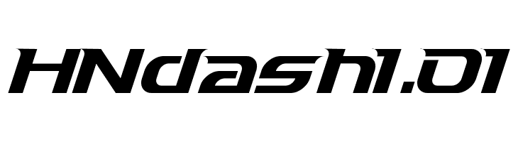 HNdash1.01  Fuentes Gratis Descargar