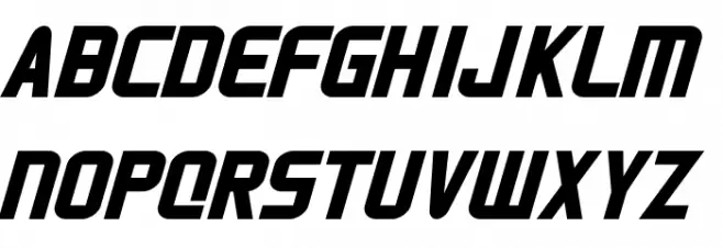HNkani-Italic Caratteri MAIUSCOLE