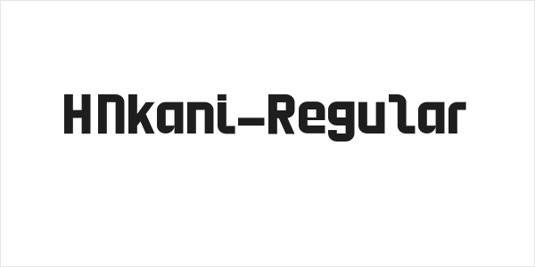 HNkani-Regular Logo