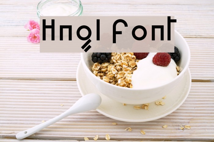 hngl Font examples