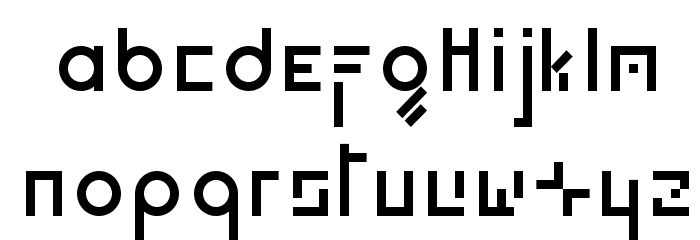 hngl Font LOWERCASE