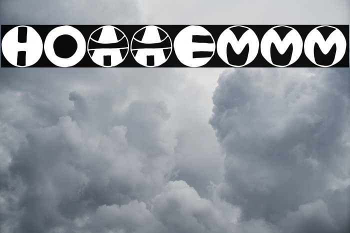 HOAAEMMM Font examples