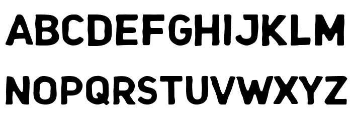 HOCCEN CAPS Font LOWERCASE