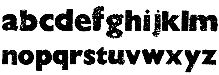 HOCUS FOCUS Bold Font LOWERCASE